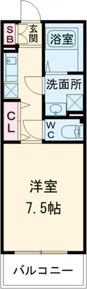 コート石津川の間取り画像