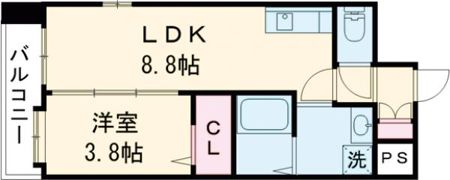 サンヒルズ県庁東の間取り画像