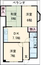 VIASACRA岩出の間取り画像