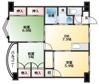 インペリアル西本Ⅰの間取り画像