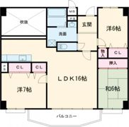 コスタミラにしきのはま三番館Ⅰの間取り画像