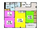 サンロードスⅠの間取り画像