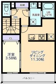 アイリス東所沢（旧 キャンディード）の間取り画像