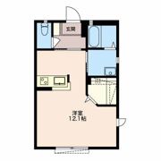 メゾンクリスタル Bの間取り画像