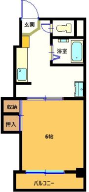 ハイムサンシルクの間取り画像