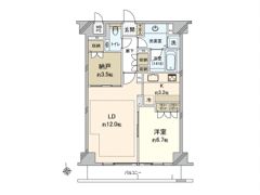 コンパートメント東京中央の間取り画像