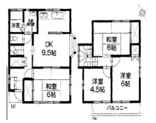 古布内戸建の間取り画像