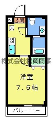 フラッティ円町北の間取り画像