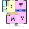 サンビレッジ野中Bの間取り画像