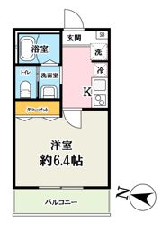 Pine Da Casa三郷中央Aの間取り画像