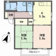 アモール八島田Aの間取り画像