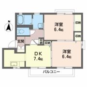 ドミールBの間取り画像