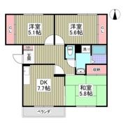 ガーデンムツミBの間取り画像