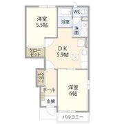 カーザ ジョバーネの間取り画像