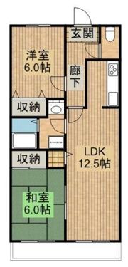 ハイデ上町の間取り画像