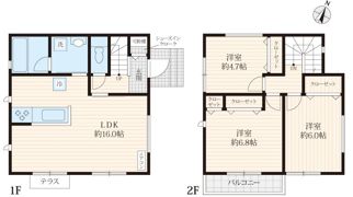 上末吉戸建 C棟の間取り画像