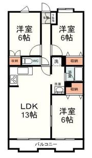 ドミール平和の間取り画像
