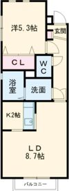 ラフォーレの間取り画像