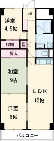 奈良パークハイツの間取り画像