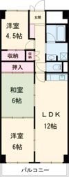 奈良パークハイツの間取り画像