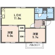 ハイタウン日の出 Cの間取り画像