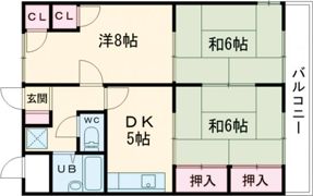 リビエール山川の間取り画像