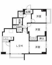 琳和クレストコートの間取り画像