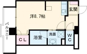 コネクト新水前寺の間取り画像