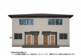 松本市村井町南3丁目新築アパートの外観画像