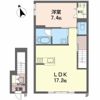 松本市村井町南3丁目新築アパートの間取り画像