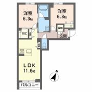 シャーメゾンノースグレイスの間取り画像
