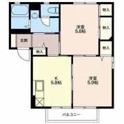 上ノ城ハイツの間取り画像