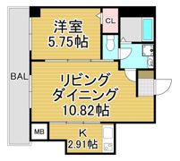 マルコビル平尾の間取り画像