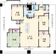 アースコート久留米本町の間取り画像