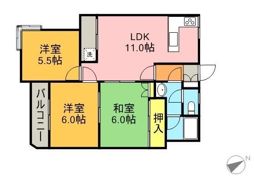 ファミール辰起の間取り画像