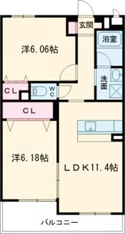 浜町テラスの間取り画像