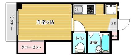 スリム室見の間取り画像