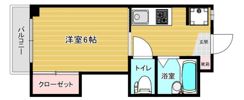スリム室見の間取り画像