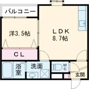 仮称）鳥栖市本町1丁目 B棟の間取り画像