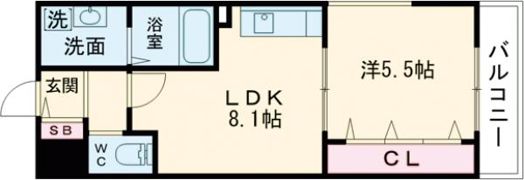 ラルゴ徳庵の間取り画像
