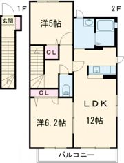 リバプールヒルズ Bの間取り画像
