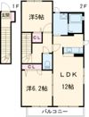 リバプールヒルズ Bの間取り画像