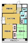 サニーサイド竹野の間取り画像