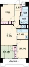 アメニティ南草津Ⅲの間取り画像