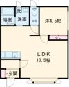 シャトー赤坂Ⅱの間取り画像