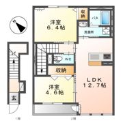 ボン シャンス Ⅱの間取り画像