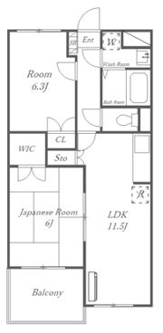 ルミエール湘南の間取り画像
