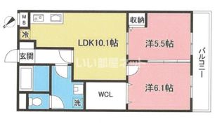 リバーサイド大澤の間取り画像