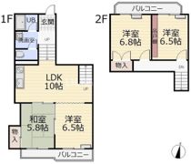 レジデンシャル久方の間取り画像