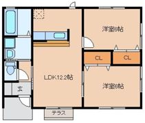 プリマ・クラッセ栄の間取り画像